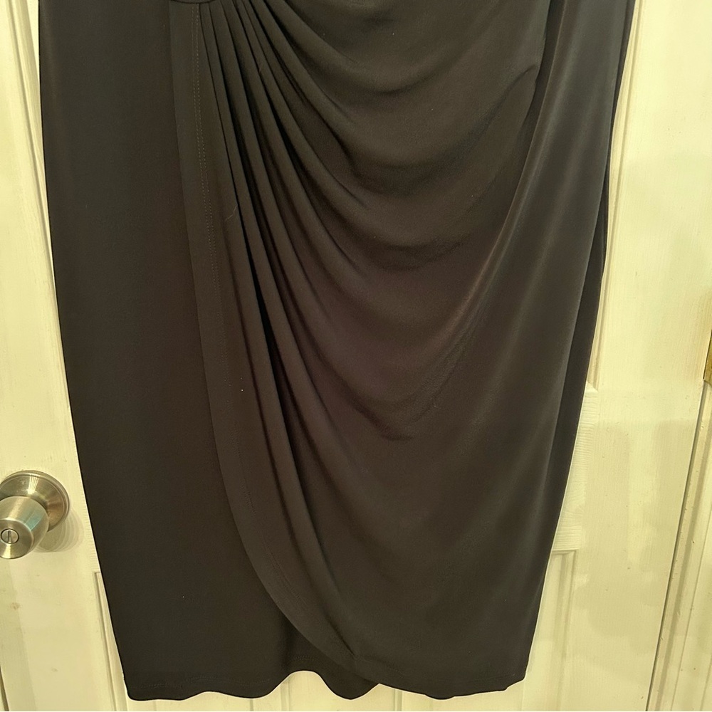 Dress‎ Barn Collection Black Faux Wrap dress Size 18W - Picture 2 of 9
